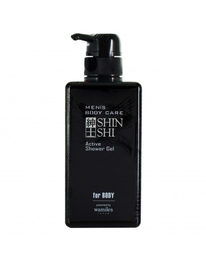 SHINSHI Men's Body Care Active Shower Gel Тонизирующий мужской гель для душа, 500 мл