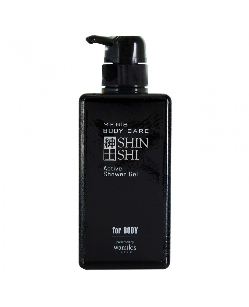 SHINSHI Men's Body Care Active Shower Gel Тонизирующий мужской гель для душа, 500 мл