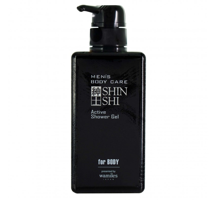 SHINSHI Men's Body Care Active Shower Gel Тонизирующий мужской гель для душа, 500 мл
