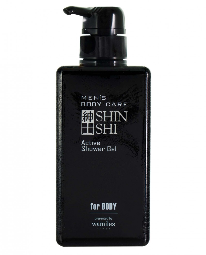 SHINSHI Men's Body Care Active Shower Gel Тонизирующий мужской гель для душа, 500 мл